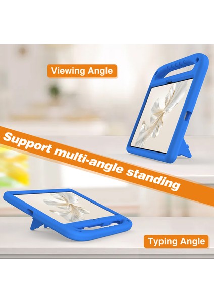 Honor Pad 9 Kılıf Eva Kolu Kickstand Tablet Kapağı-Mavi (Yurt Dışından)