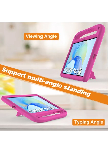 Onur Pad X9/x8 Pro Eva Kılıf El Kavrama Kickstand Çocuklar Tablet Kapak-Gül (Yurt Dışından)