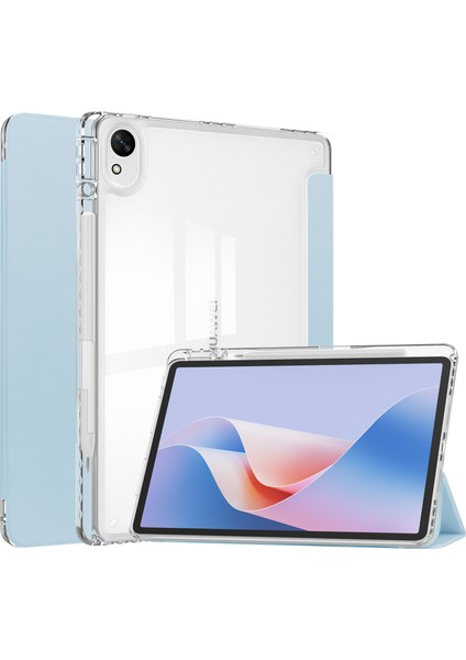 Huawei Matepad 11.5 S Kılıf Şeffaf Akrilik Deri Tablet Kapak Desteği Otomatik Uyku/uyandırma-Bebek Mavisi (Yurt Dışından)