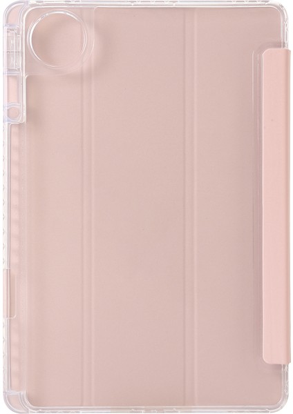 Huawei Matepad Pro 13.2 Tablet Kılıfı Darbeye Dayanıklı Tpu+Akrilik+Pu Üç Katlı Stand Kapağı-Pembe (Yurt Dışından)