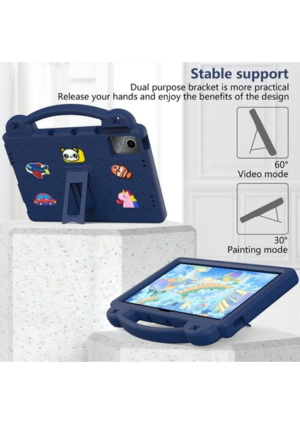 Huawei Matepad Se 11/lenovo Tab M11/XIAOXIN Pad 11 2024/XIAOMI Redmi Pad Se Kılıf Eva Tablet Kapak-Lacivert (Yurt Dışından)