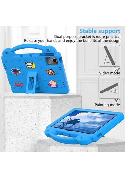 Huawei Matepad Se 11/lenovo Tab M11/XIAOXIN Pad 11 2024/XIAOMI Redmi Pad Se Kılıf Eva Tablet Kapak-Gökyüzü Mavi (Yurt Dışından)