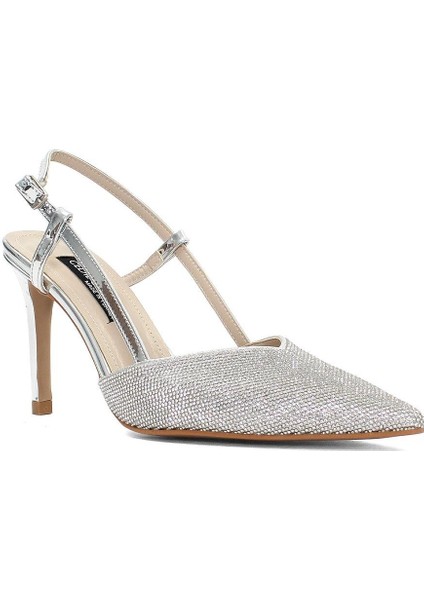 Kadın Lame Taşlı İnce Topuklu Abiye Ayakkabı modelleri