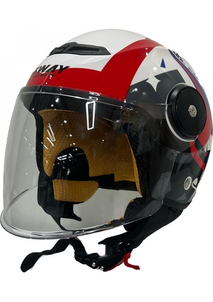 Çocuk Kaskı Yarım Sw 814 Cool Cat