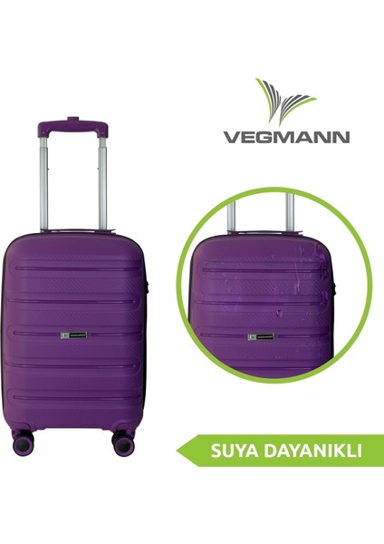 Polipropilen (Pp) Atlas Violet 3lü Valiz Seti