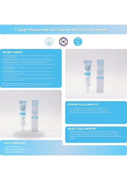 Göz Çevresine Özel Bakım: Hyaluronic Alpha Eye Cream ile Canlı Bakışlar fırsatları