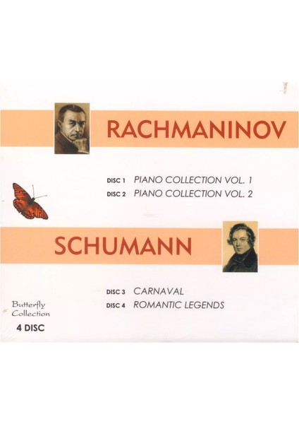 Rachmaninov / Schumann – Butterfly Collection (2006) (4 Cd)