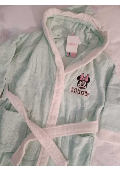 Disney Mınnıe Heart Kaps. Bornoz 7/8 Yaş Mint
