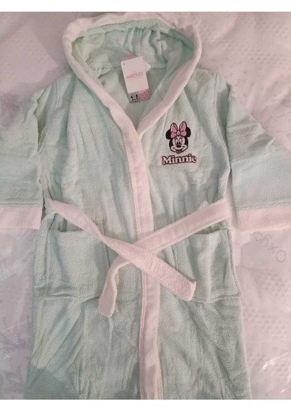 Disney Mınnıe Heart Kaps. Bornoz 7/8 Yaş Mint modelleri