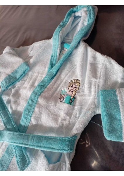 Dsny Frozen Snw Kaps. 5/6 Yaş Çocuk Bornoz Mavi modelleri