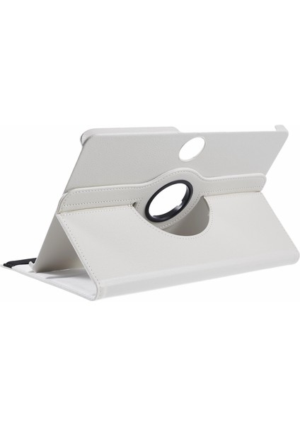 Honor Pad 9 Kılıfı Için Döner Standlı, Çizilmeye Dayanıklı Pu Deri Tablet Kılıfı-Beyaz (Yurt Dışından) fırsatları