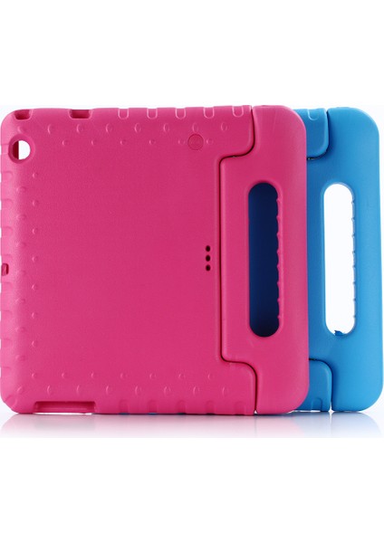 Darbeye Dayanıklı Çocuklar Güvenli Eva Köpük Kılıf Saplı Kickstand Huawei Mediapad T3 10/honor Play Tab 2 9.6-Rose (Yurt Dışından)