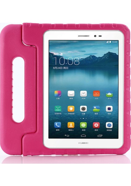 Darbeye Dayanıklı Çocuklar Güvenli Eva Köpük Kılıf Saplı Kickstand Huawei Mediapad T3 10/honor Play Tab 2 9.6-Rose (Yurt Dışından)