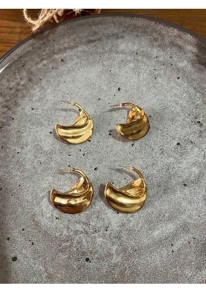 Miyu Gold Midye Zr Model Küpe fiyatları