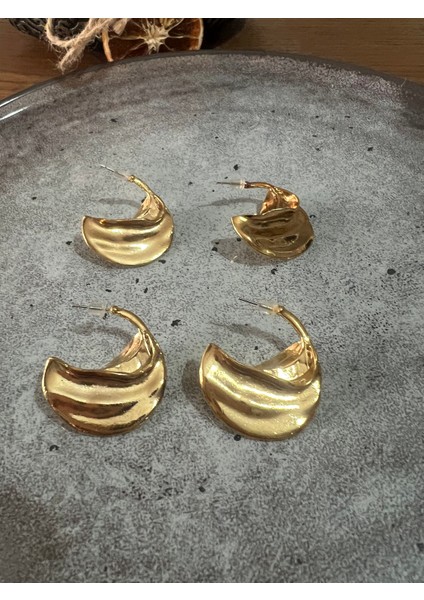 Miyu Gold Midye Zr Model Küpe fırsatları