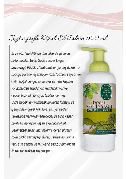 Sabun Paket 500 ml Alaçatı Lavantası Köpük, Japon Kiraz Çiçeği, Zeytinyağlı, Beyaz Sabun, Çeşme Limonu ve Rosie