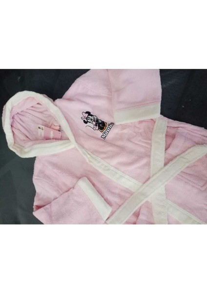 Minnie Happy Kaps 9/10 Yaş Nak Pembe Çocuk Bornoz fiyatları