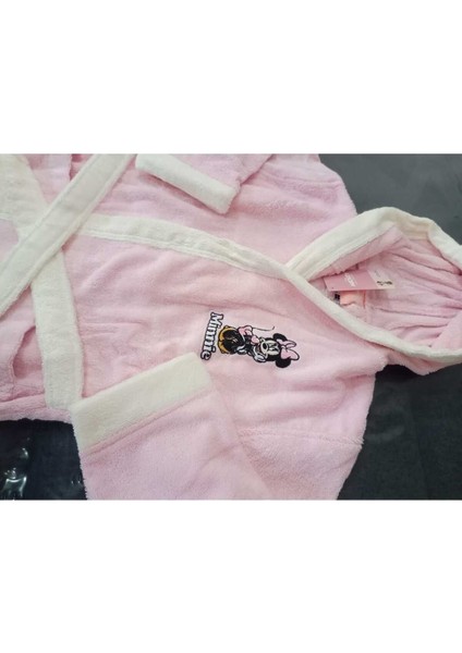 Minnie Happy Kaps 9/10 Yaş Nak Pembe Çocuk Bornoz modelleri