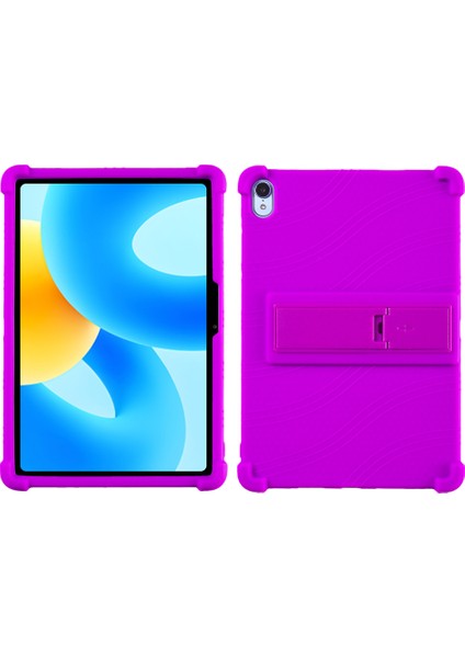 Huawei Matepad 11.5 Için Anti-Damla Koruyucu Tablet Kılıfı Pc Kickstand Silikon Tablet Arka Kapak-Mor (Yurt Dışından)