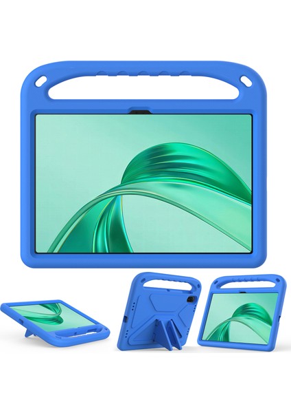 Honor Pad X8A Kılıf El Kavrama Kickstand Tablet Eva Kapak-Mavi Için (Yurt Dışından)