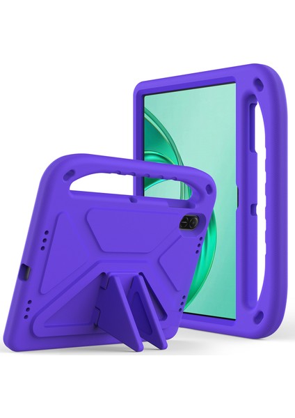 Honor Pad X8A Kılıf El Kavrama Kickstand Tablet Eva Kapak-Mor Için (Yurt Dışından)