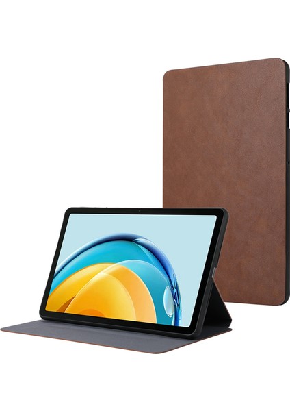 Huawei Matepad Se 10.1 2022 Için Stand-Kahverengi Kılıf Çizilmez Tablet Deri Kapak (Yurt Dışından)