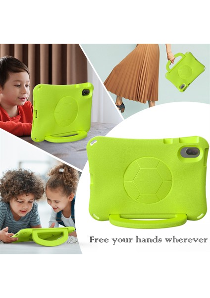 Huawei Matepad Se 11/honor Tablet V7 Için Eva Kılıf Tablet Koruyucu Kapak, Kickstand-Yeşil (Yurt Dışından)