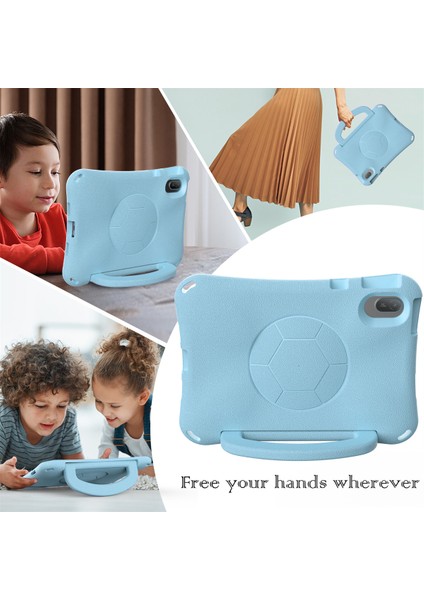 Huawei Matepad Se 11/honor Tablet V7 Eva Kılıf Tablet Koruyucu Kapak Kickstand-Bebek Mavisi Için (Yurt Dışından)
