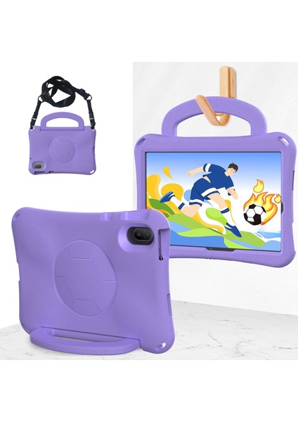 Huawei Matepad Se 11/honor Tablet V7 Için Eva Kılıf Tablet Koruyucu Kapak, Kickstand-Açık Mor (Yurt Dışından)