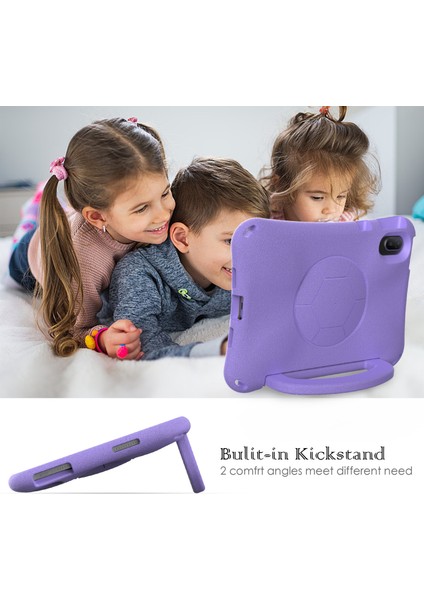 Huawei Matepad Se 11/honor Tablet V7 Için Eva Kılıf Tablet Koruyucu Kapak, Kickstand-Açık Mor (Yurt Dışından)