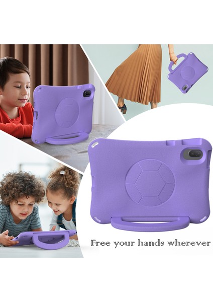 Huawei Matepad Se 11/honor Tablet V7 Için Eva Kılıf Tablet Koruyucu Kapak, Kickstand-Açık Mor (Yurt Dışından)