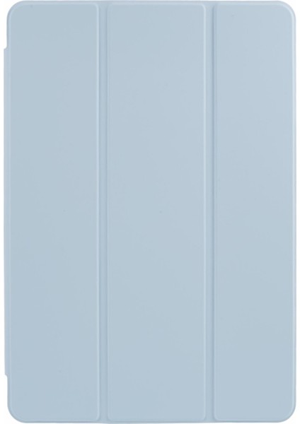 Honor Pad 9 Kılıf Üç Katlı Standlı Deri Tablet Kılıfı Kalem Yuvalı-Bebek Mavisi (Yurt Dışından)