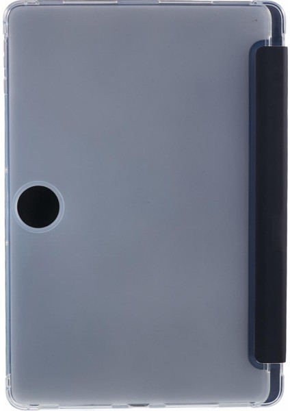 Honor Pad 9 Kılıf Üç Katlı Standlı Deri Tablet Kılıfı Kalem Yuvalı-Siyah (Yurt Dışından)