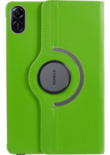 Honor Pad X8 Pro/honor Pad X9 Kılıf Deri+Tpu Tablet Kapağı Döner Stand-Yeşil (Yurt Dışından)