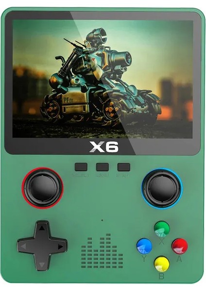 Idragon® Taşınabilir Retro Oyun Konsolu X6, Atari, 3.5 Inç IPS Ekran Tv'ye Bağlanabilir
