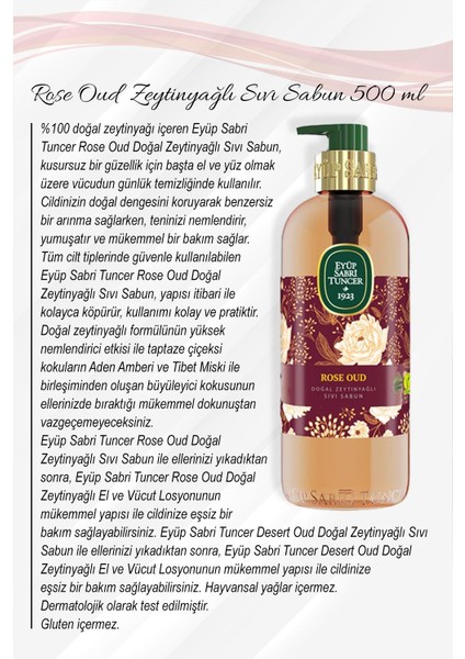 Sabun Paket 500 ml Okyanus, Hawaii Ananas, Rose Oud, Keçi Sütlü, Ayvalık Zeytin Çiçeği ve Rosie fırsatları