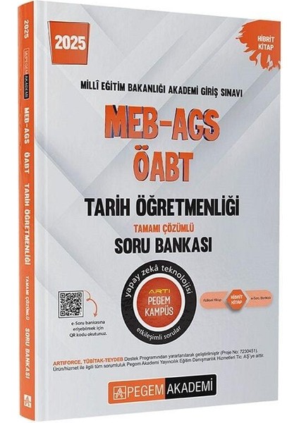 2025 Öabt Tarih Öğretmenliği Soru Bankası Çözümlü