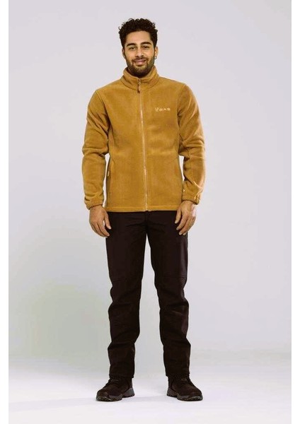 Saka Tam Fermuarlı Erkek Polar Sweatshirt
