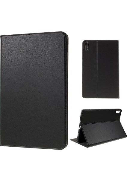 Huawei Matepad 10.4(2020)/(2022)/HONOR V6-Black Için Pu Deri Standlı Tablet Kılıfı (Yurt Dışından)