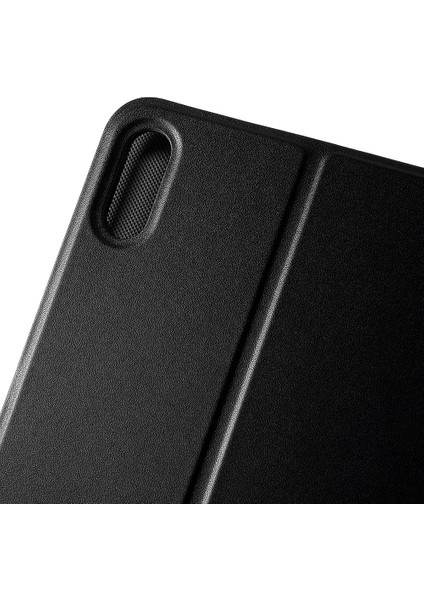 Huawei Matepad 10.4(2020)/(2022)/HONOR V6-Black Için Pu Deri Standlı Tablet Kılıfı (Yurt Dışından)