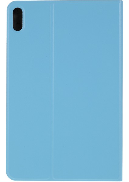Huawei Matepad 10.4(2020)/(2022)/HONOR V6-Bebek Mavisi Için Pu Deri Standlı Tablet Kılıfı (Yurt Dışından)