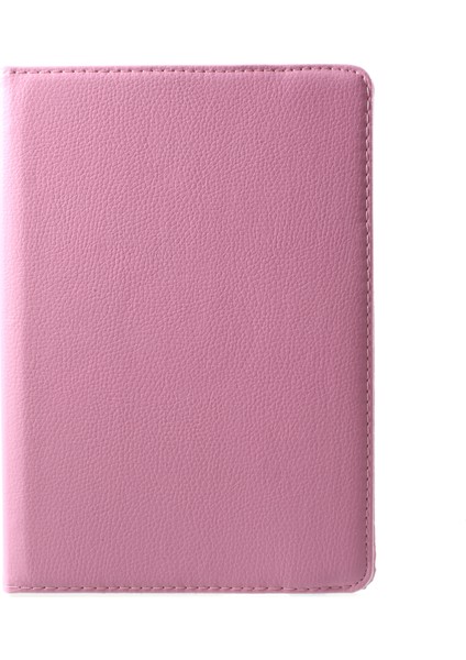 Litchi Tahıl Deri Koruyucu Kılıf 360 Derece Döner Standlı Içi Boş Tasarım Huawei Mediapad T3 10-Pembe (Yurt Dışından)