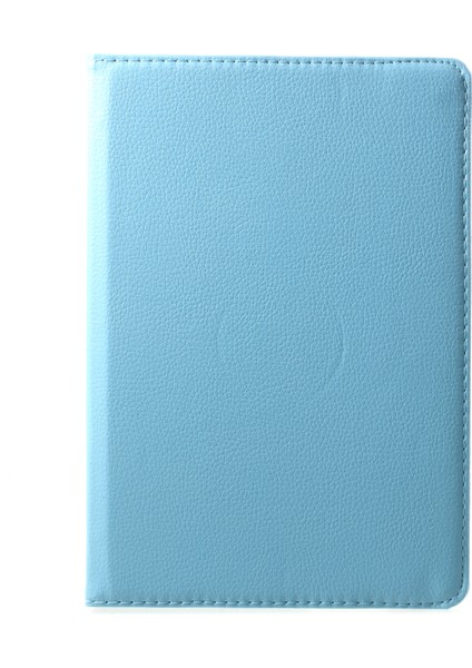 Litchi Tahıl Deri Koruyucu Kılıf 360 Derece Döner Standlı Içi Boş Tasarım Huawei Mediapad T3 10-Bebek Mavisi (Yurt Dışından)