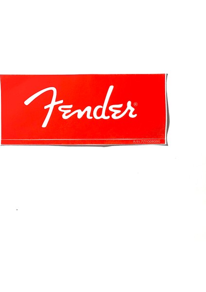 Orjinal Logo Sticker Kırmızı