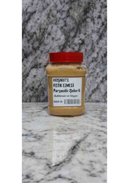Yer Fıstığı Ezmesi 1kg (Parçacıklı-Şekerli)