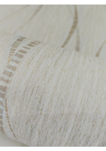 Black Serisi Simli Bej Üzerine Krem Elips Desenli Silinebilir Duvar Kağıdı 16 M² modelleri