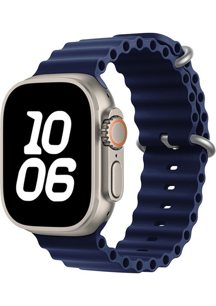 Apple Watch Ultra 49MM Uyumlu Krd-75 Uyumlu Kordon - Lacivert