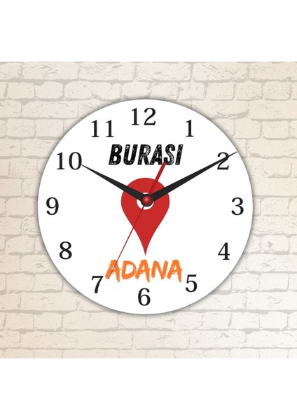 Memelekete Özel Duvar Cam Saati