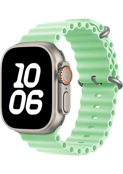 Apple Watch Ultra 49MM Uyumlu Krd-75 Uyumlu Kordon - Açık Yeşil