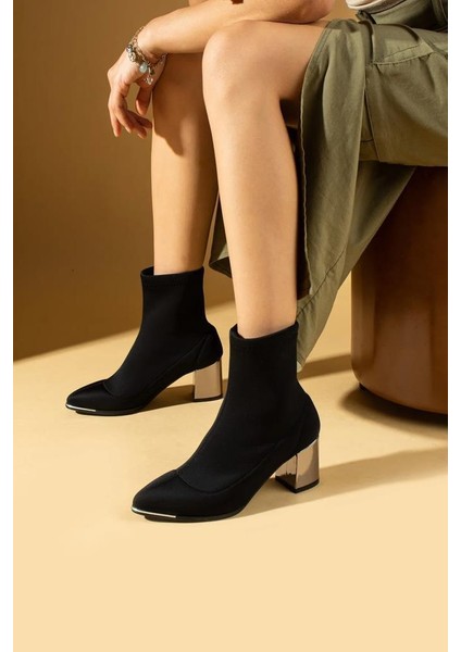 Snyrt 03020 Kadın 6 cm Topuklu Bot